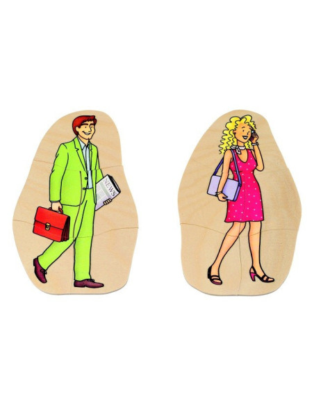 BEL17052,Puzzle stratificat Bunica si Bunicul Beleduc