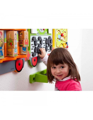 BEL23642,Aplicatie de perete Trenuletul cu ceas