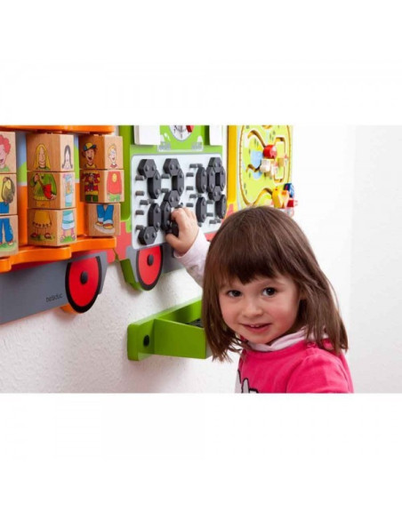 BEL23642,Aplicatie de perete Trenuletul cu ceas