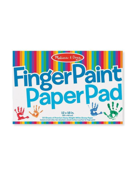 MD4106,Bloc de desen pentru pictura cu degetele Melissa and Doug