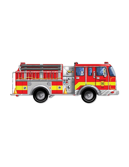 MD0436,Puzzle de podea gigant Masina de pompieri Melissa and Doug MD0436,Puzzle de podea gigant Masina de pompieri Melissa and Doug