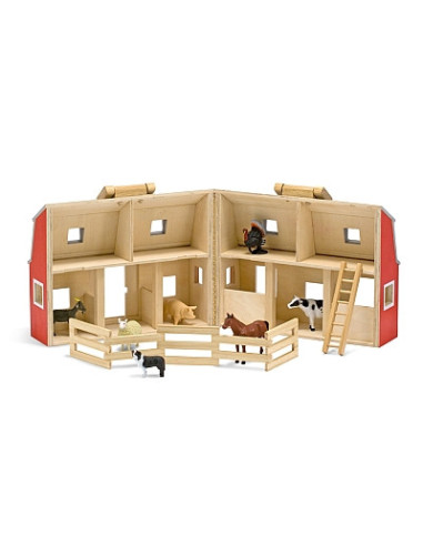 MD3700,Grajd din lemn pliabil Melissa and Doug