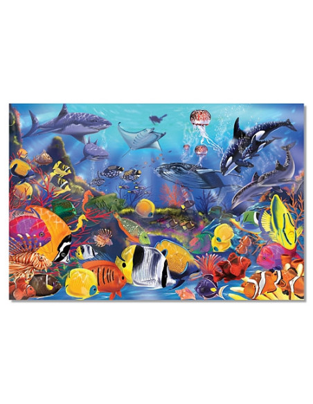 MD0427,Puzzle de podea Viata subacvatica Melissa and Doug MD0427,Puzzle de podea Viata subacvatica Melissa and Doug