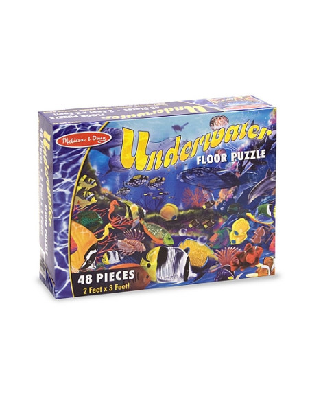 MD0427,Puzzle de podea Viata subacvatica Melissa and Doug MD0427,Puzzle de podea Viata subacvatica Melissa and Doug