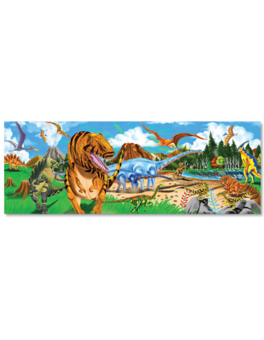 MD0442,Melissa&Doug - Puzzle de podea Taramul Dinozaurilor 48 pcs