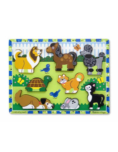 MD3724,Puzzle in relief animale de companie Melissa and Doug