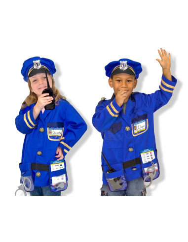 MD4835,Costum carnaval copii Ofiter de Politie Melissa and Doug