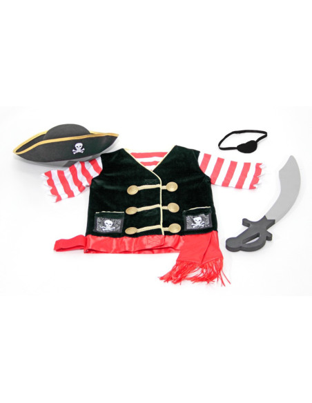 MD4848,Costum carnaval copii Pirat Melissa and Doug