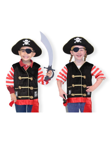 MD4848,Costum carnaval copii Pirat Melissa and Doug