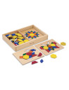 MD0029,Sabloane si forme geometrice din lemn Melissa and Doug