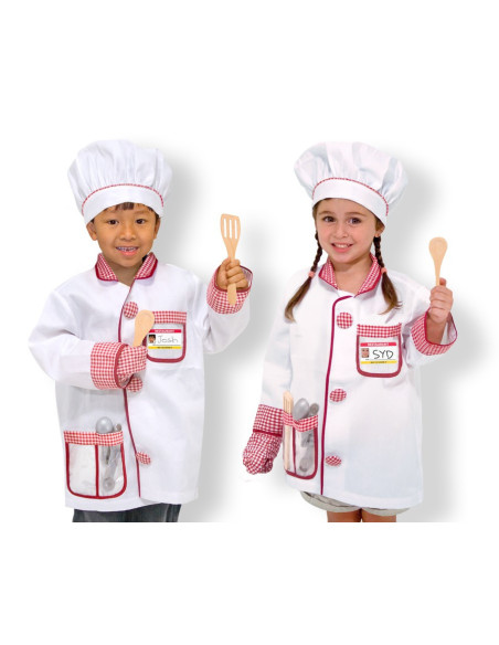 MD4838,Costum carnaval copii Bucatar Sef Melissa and Doug