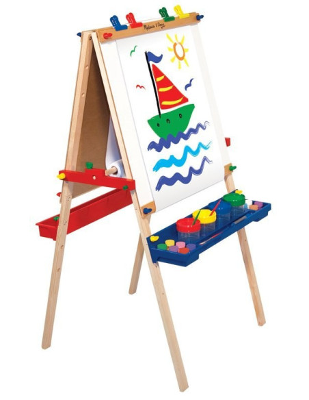 MD1282,Tabla de scris reglabila Sevalet lemn Melissa and Doug MD1282,Tabla de scris reglabila Sevalet lemn Melissa and Doug