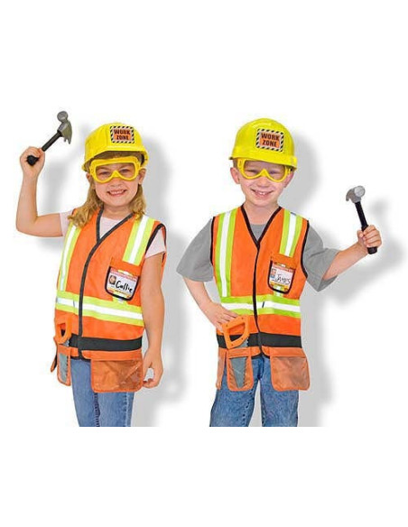 MD4837,Costum de carnaval jocuri de rol Constructor Melissa and Doug