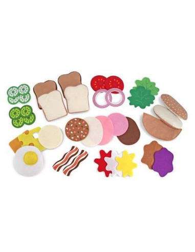 MD3954,Melissa & Doug - Set de joaca Sandwich