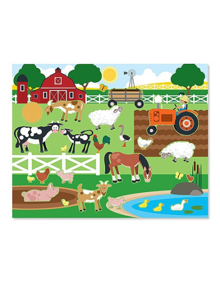 MD4196,Colectia de abtibilduri reutilizabile Habitate Melissa and Doug