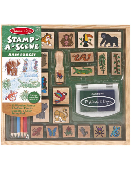 MD2423,Set stampile Jungla Melissa and Doug