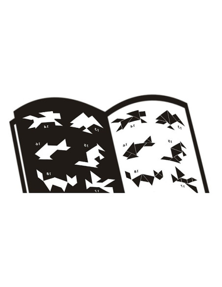 ML31727,Joc Tangram Miniland 12 seturi ML31727,Joc Tangram Miniland 12 seturi