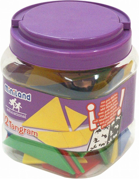ML31727,Joc Tangram Miniland 12 seturi ML31727,Joc Tangram Miniland 12 seturi