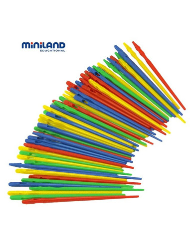 ML31769,Set ace mari pentru insirat Miniland 100 buc