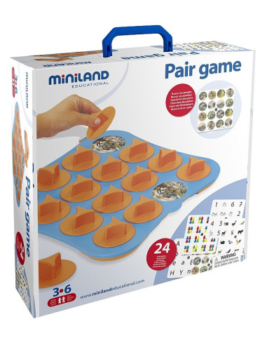 ML31920,Joc de memorie Miniland 12 activitati ML31920,Joc de memorie Miniland 12 activitati