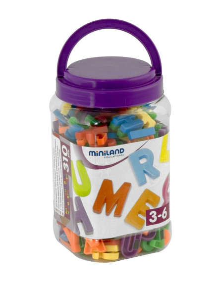 ML97912,Litere mari magnetice Miniland 310 buc ML97912,Litere mari magnetice Miniland 310 buc
