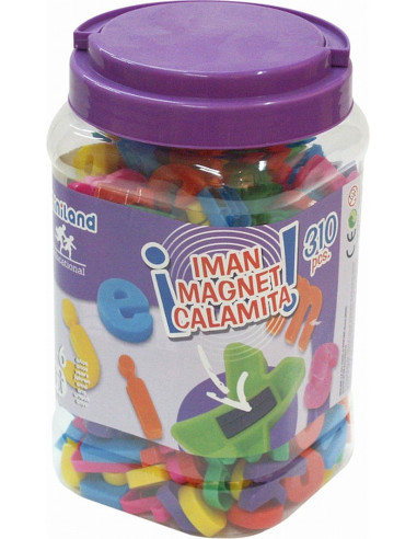 ML97912,Litere mari magnetice Miniland 310 buc ML97912,Litere mari magnetice Miniland 310 buc