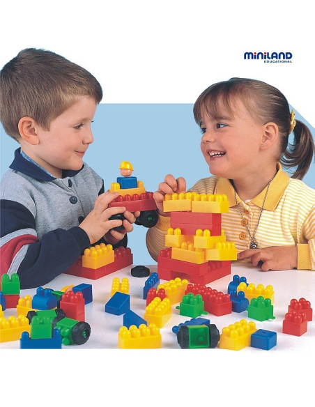 ML32315,Joc de constructii Caramizi Miniland 300 buc