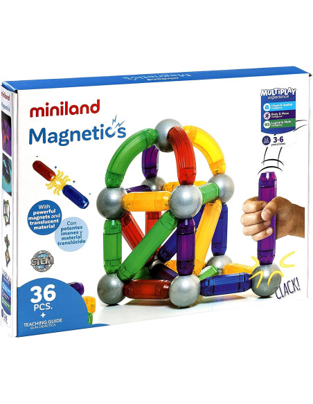 8413082941055,Joc de constructie magnetic Miniland