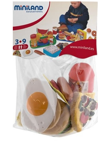 ML30585,Jucarii Fast-Food Miniland 19 buc