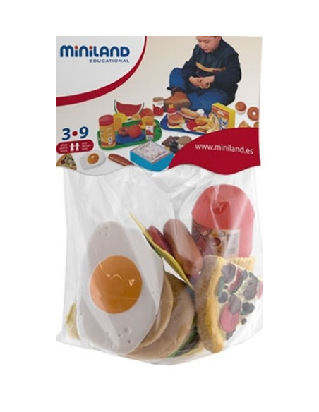 ML30585,Jucarii Fast-Food Miniland 19 buc