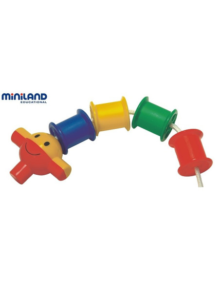 ML95202,Joc de indemanare cu bobine Miniland ML95202,Joc de indemanare cu bobine Miniland