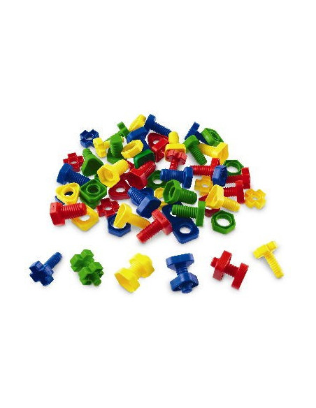 ML31759,Joc de indemanare Suruburi si Piulite si cutie de depozitare Miniland ML31759,Joc de indemanare Suruburi si Piulite si cutie de depozitare Miniland