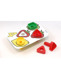 ML31759,Joc de indemanare Suruburi si Piulite si cutie de depozitare Miniland 2