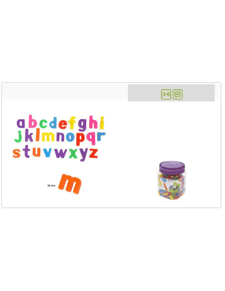 ML97913,Litere mici magnetice Miniland 155 buc