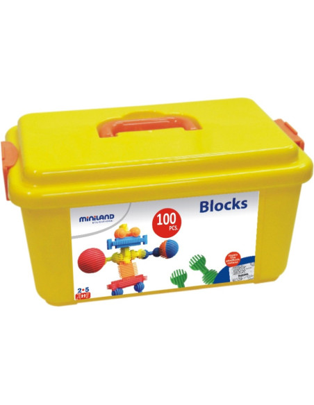 ML94039,InterBlocks Miniland 100 piese
