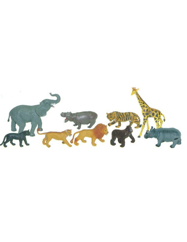 ML25119,Animale salbatice set de 9 figurine - Miniland