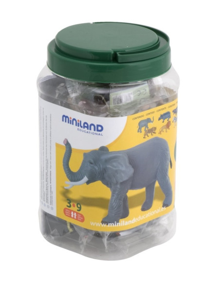 ML25123,Animale salbatice set de 7 figurine - Miniland