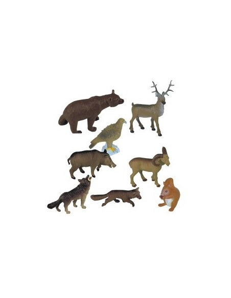 ML25126,Animale din padure Miniland 8 figurine