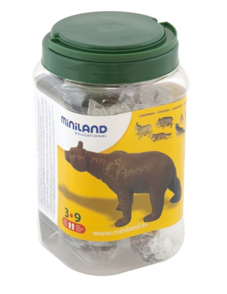 ML25126,Animale din padure Miniland 8 figurine