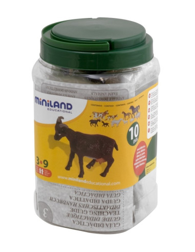 ML27430,Animale domestice cu puii set de 10 figurine - Miniland