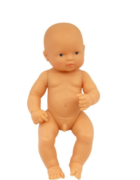 ML31031,Papusa Bebelus european Baiat Miniland 32 cm