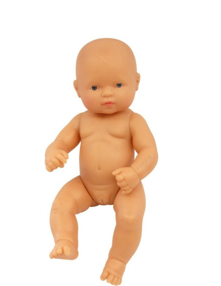 ML31032,Papusa Bebelus european Fata 32 cm - Miniland