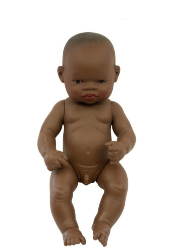 ML31033,Papusa Bebelus african Baiat 32 cm - Miniland