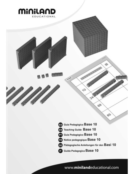 ML95050,Joc educativ Baza 10 Set 121 piese la cutie Miniland ML95050,Joc educativ Baza 10 Set 121 piese la cutie Miniland