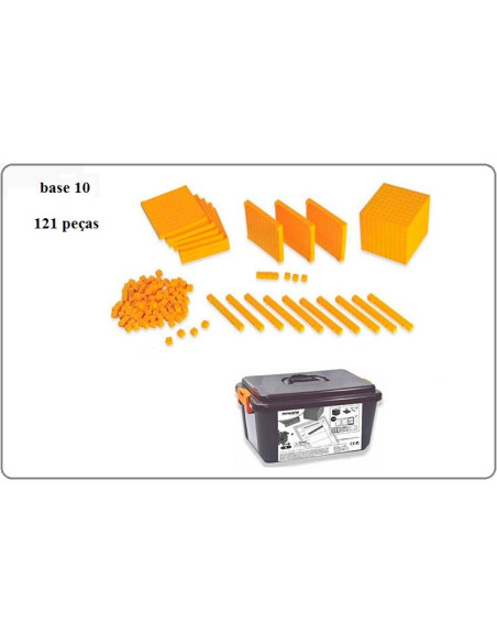 ML95050,Joc educativ Baza 10 Set 121 piese la cutie Miniland ML95050,Joc educativ Baza 10 Set 121 piese la cutie Miniland