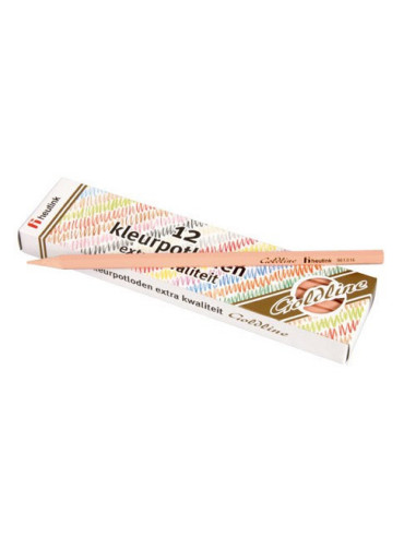 E061016,Set 12 creioane colorate Goldline 3.7 mm Roz deschis - Heutink