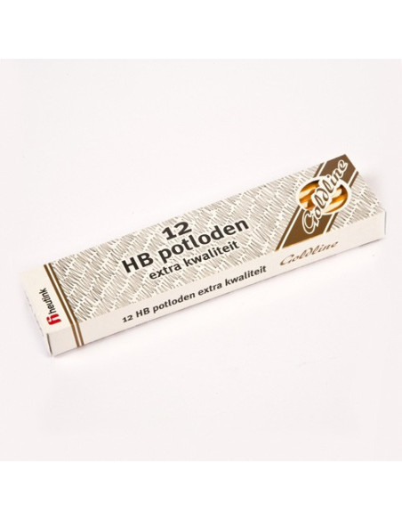 E061065,Set 12 creioane Goldline HB din lemn galben - Heutink