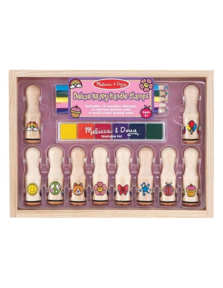 MD2306,Set stampile Happy Handle Deluxe Melissa and Doug