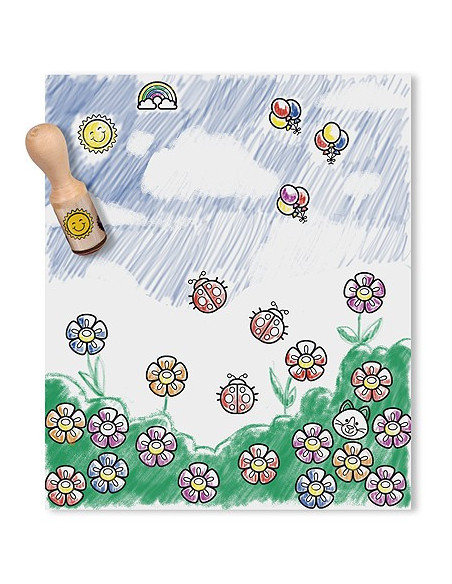 MD2306,Set stampile Happy Handle Deluxe Melissa and Doug