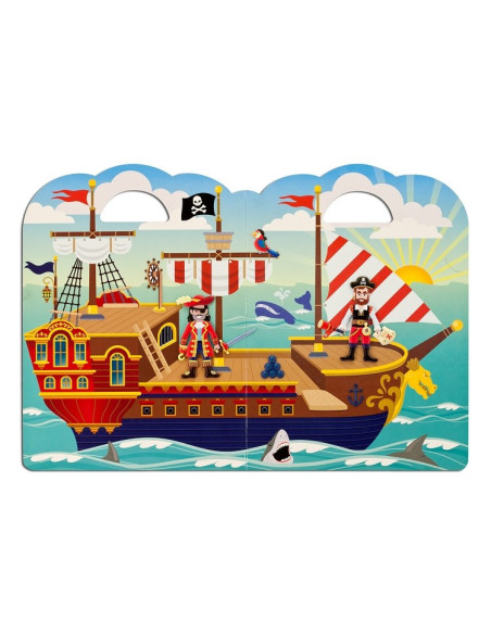 MD9102,Abtibilduri pufoase Piratii Melissa and Doug